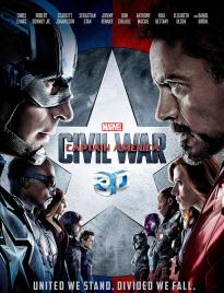 Captain America: Civil War กัปตันอเมริกา 3: ศึกฮีโร่ระห่ำโลก (2016) 3D